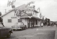 CNR station Red Deer 1955