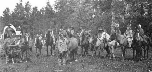 Cree & Metis at Antler Hill 1890 - Glenbow Archives