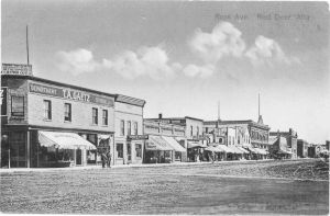 Ross Street 1909 Red Deer