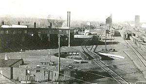 CNR Mirror yards and roundhouse 1928