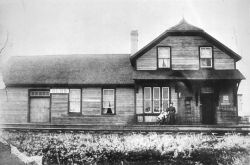Olds C&ER station 1897 - Olds Historical Society