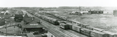 Red Deer CPR railyard 1912 - Provincial Archives