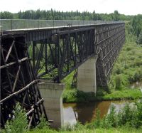 Beaver River Bridge near Grand Centre
