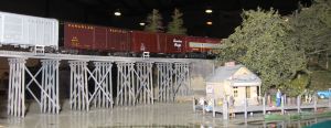 model rail interpretive display
