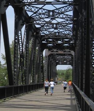 Red Deer CPR bridge now pedestrian trail